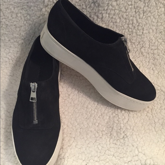 Vince Shoes - Vince Black Zipper Shoes Size 5.5